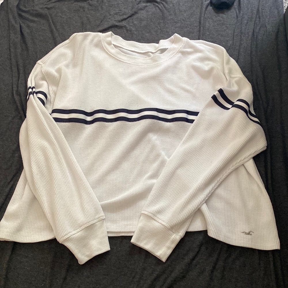 Waffled long sleeve shirt